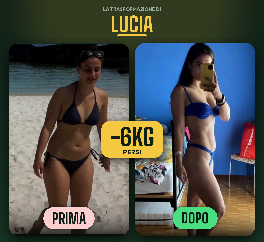 Lucia — prima e dopo